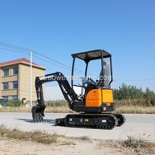 Mini escavatore del macchinario da costruzione 1,5 tonnellate con il doppio cilindro con il buon prezzo